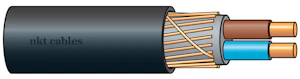 nkt Copper power cable-hf nkt exqj 2x6/6 0,6/1 kv dca