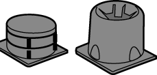 schneider electric Coupling bush for conduct johtonysä etuk.ras