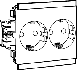 schneider electric Socket outlet ductel 16a 250v 23 395900