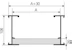 ensto Horizontal ladder 400mm nh440 al 400x106x6000