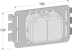 mp bolagen Montageplåt mp-739sg