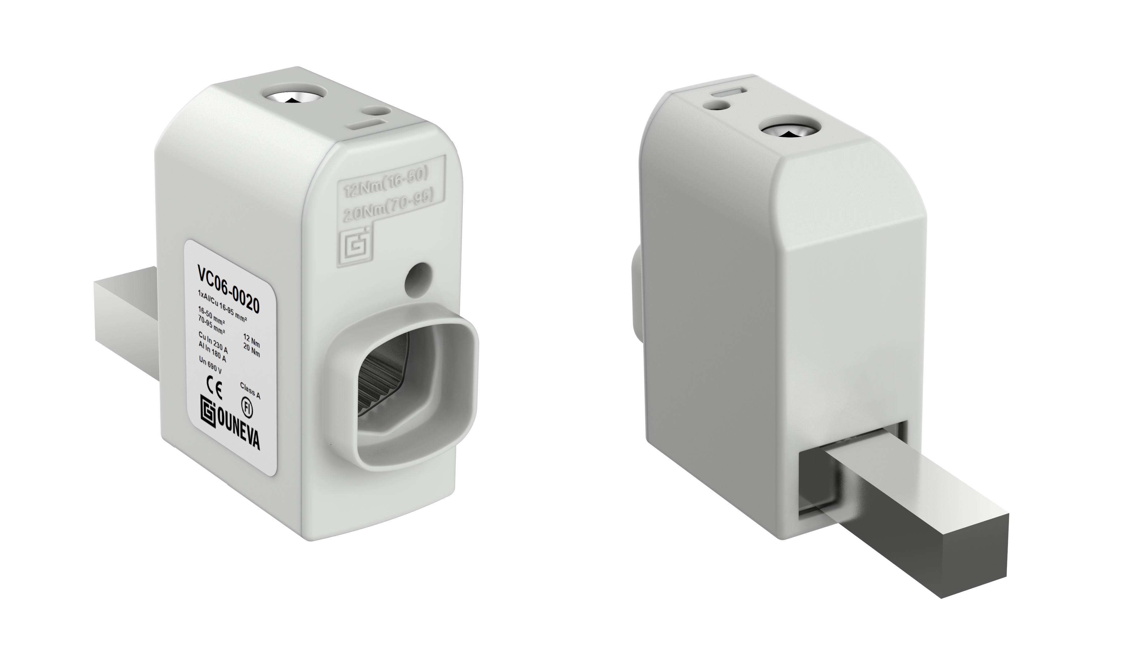 DEVICE CONNECTOR 95, 1xAl/Cu 16-95 mm2