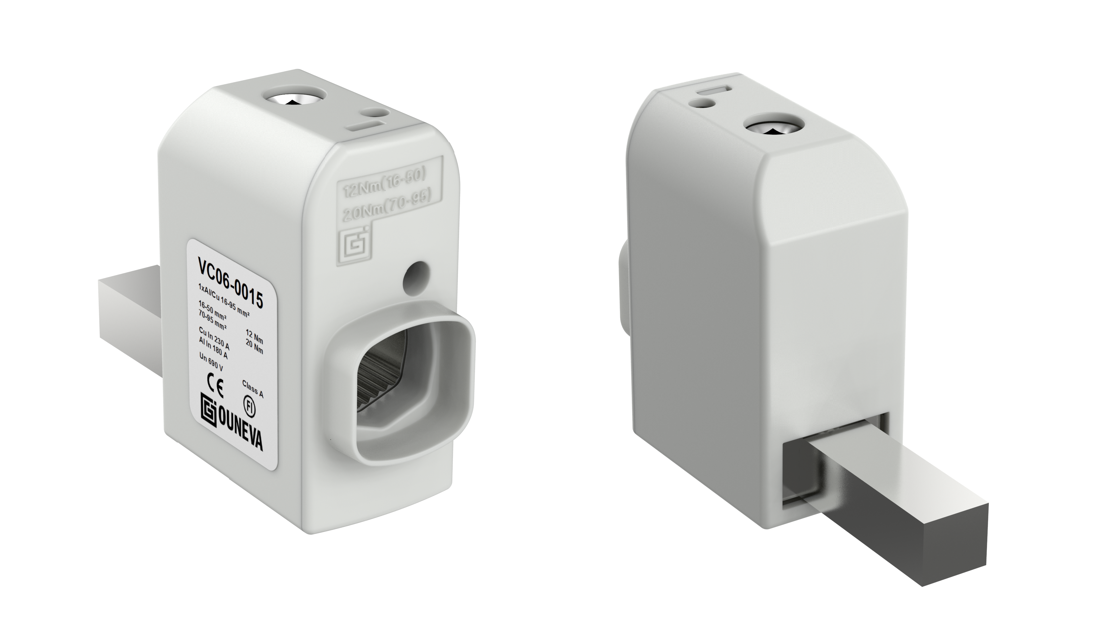 DEVICE CONNECTOR 95 M, 1xAl/Cu 16-95 mm2