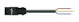 wago Kablage hf winsta hane/öppen 3x1.5mm2, 6m, svart