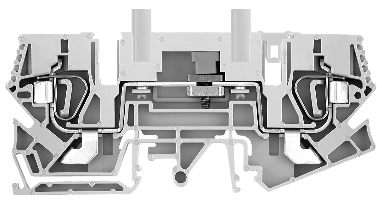 weidmüller Terminal block ztl 6/stb, 6mm2 test, grey