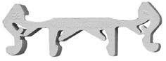 weidmüller Connection device to busbar mofu 15 / 35 zdub ts 35 / 15 k