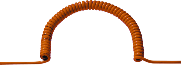 bachmann Anslutningsledning pur spiral orange 7x1,5mm2