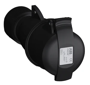 amphenol Voimajatkopistorasia black 6h, 16a, ip44, 3p+n+e