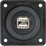 USB SOCKET OUTLET INTEGRO FLOW 2USB/3A/12VDC UR ANT