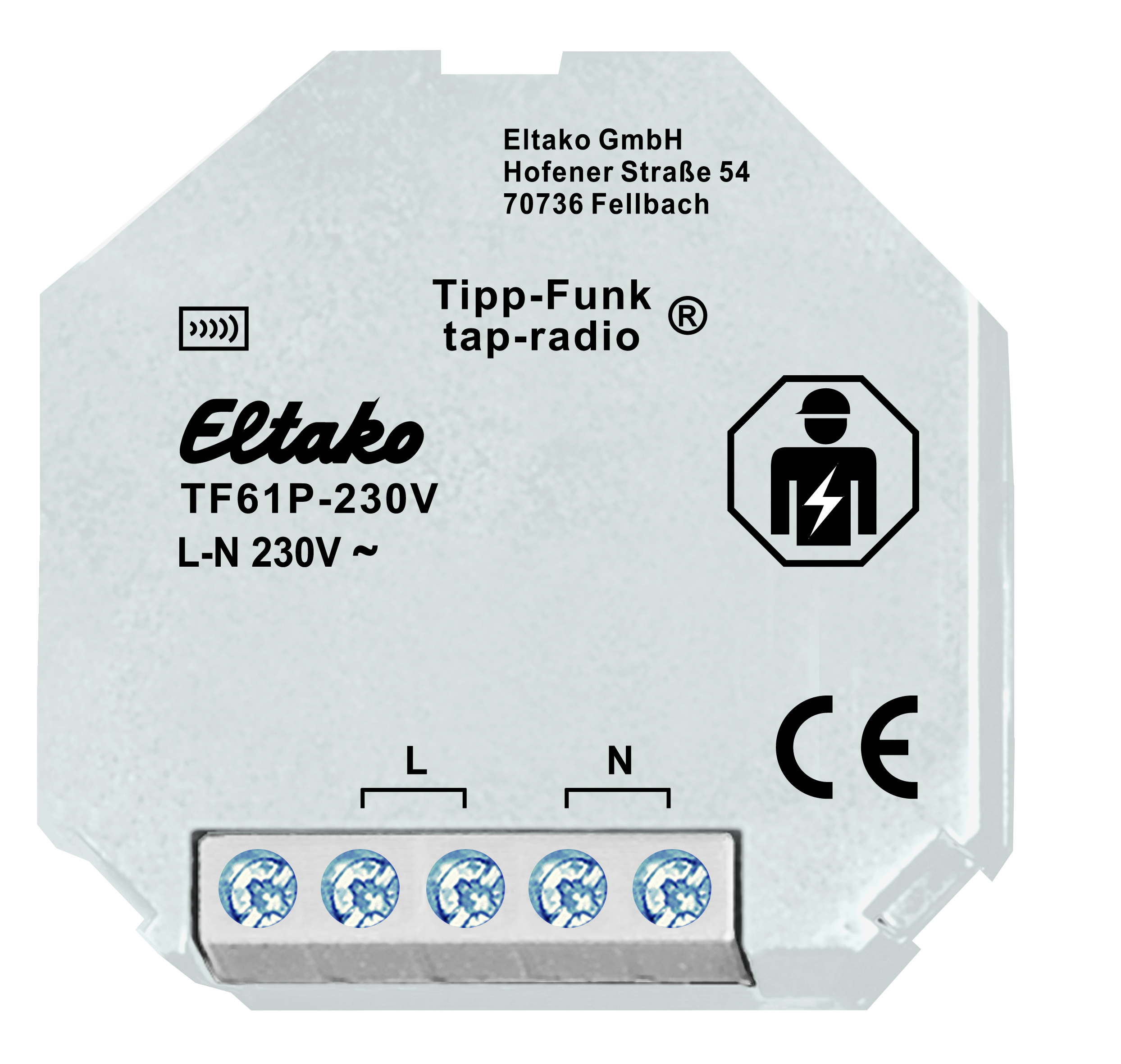 eltako Repeater wireless tap-radio tf61p-230v