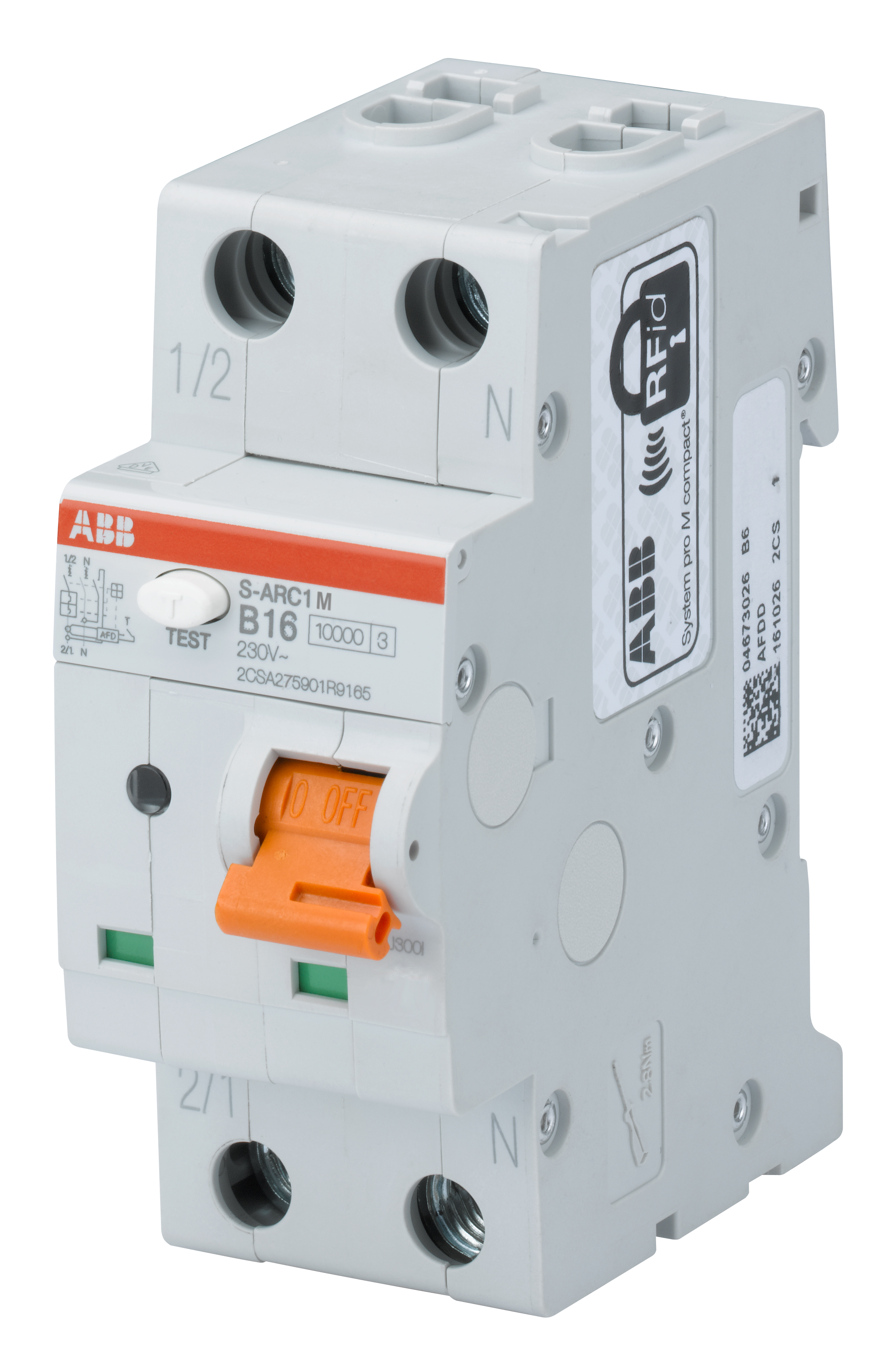 abb Valokaarivikasuoja s-arc1 2-napainen c-käyrä 6a