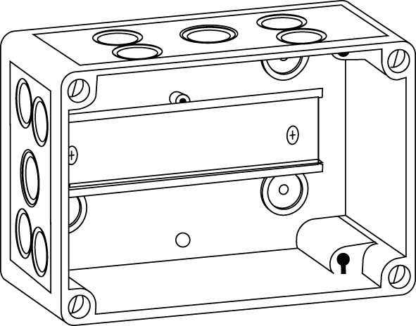 spelsberg Plintkapsling rk enclosure rk 4/18 k-l
