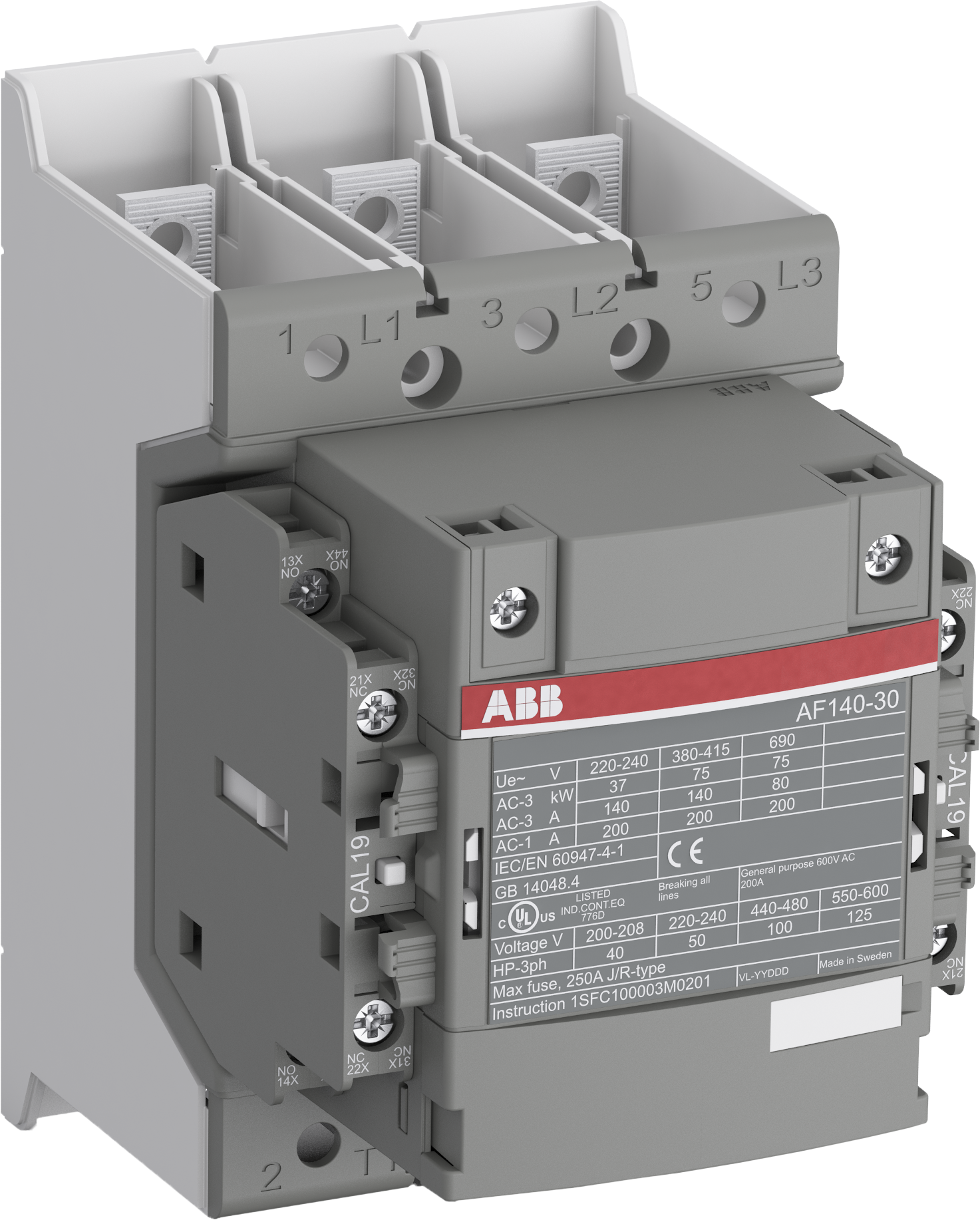 CONTACTOR AF140-30-22B-13