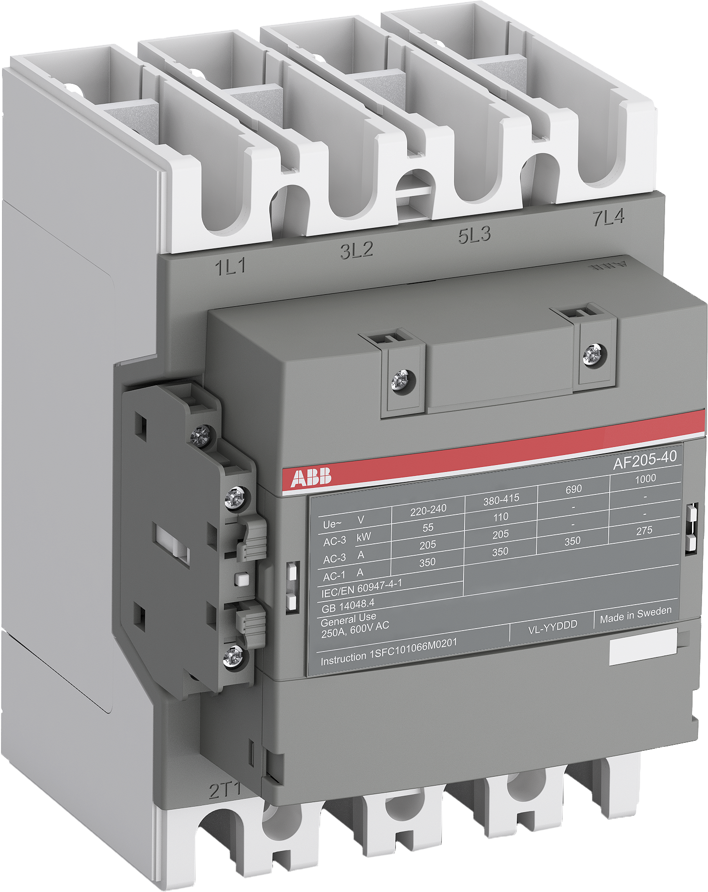 KONTAKTORI ABB 4-NAP 1s,1a 350A (AC-1)
