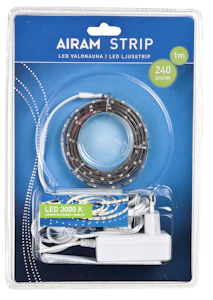 airam Led-ljusslinga 12v ip20 4,8w/m 830 1m