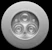 coolics Alasvalo 3,2/6,6w ip20 4000k valkoinen,