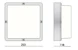 defa lighting Outdoors wall luminaire p003-60w p/k/m e27 protect bla