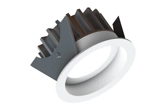 illuxtron Downlight armatur 75mlm 20w 3000k 1-10v vit