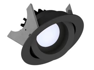 illuxtron Alasvalo illuxtron 90hv 400lm 3000k suun. musta