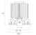 sylvania Downlight armatur expospot led expospot 50 fixed ra90 3000k n