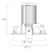 sylvania Downlight armatur expospot led expospot 50 adjustable ra90 30