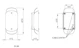 aura Sensor luminaire elim led 14w hf 4k