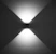 performance in lighting Outdoors wall luminaire quasar 10 2wb led 6w 3000k