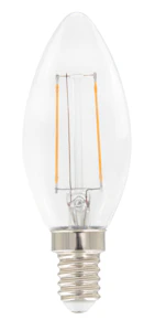 airam Kynttilälamppu airam led c35 827 136lm e14 fil