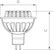 philips Led-lampa spotlv d 8-50w 840 mr16 24d
