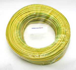 hellermanntyton Pvc-tubing pvc 15mm yellow-green 50m