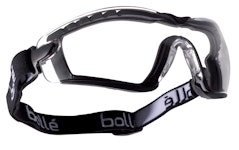 SAFETY GOGGLE BOLLE COBRA STRAP CLEAR
