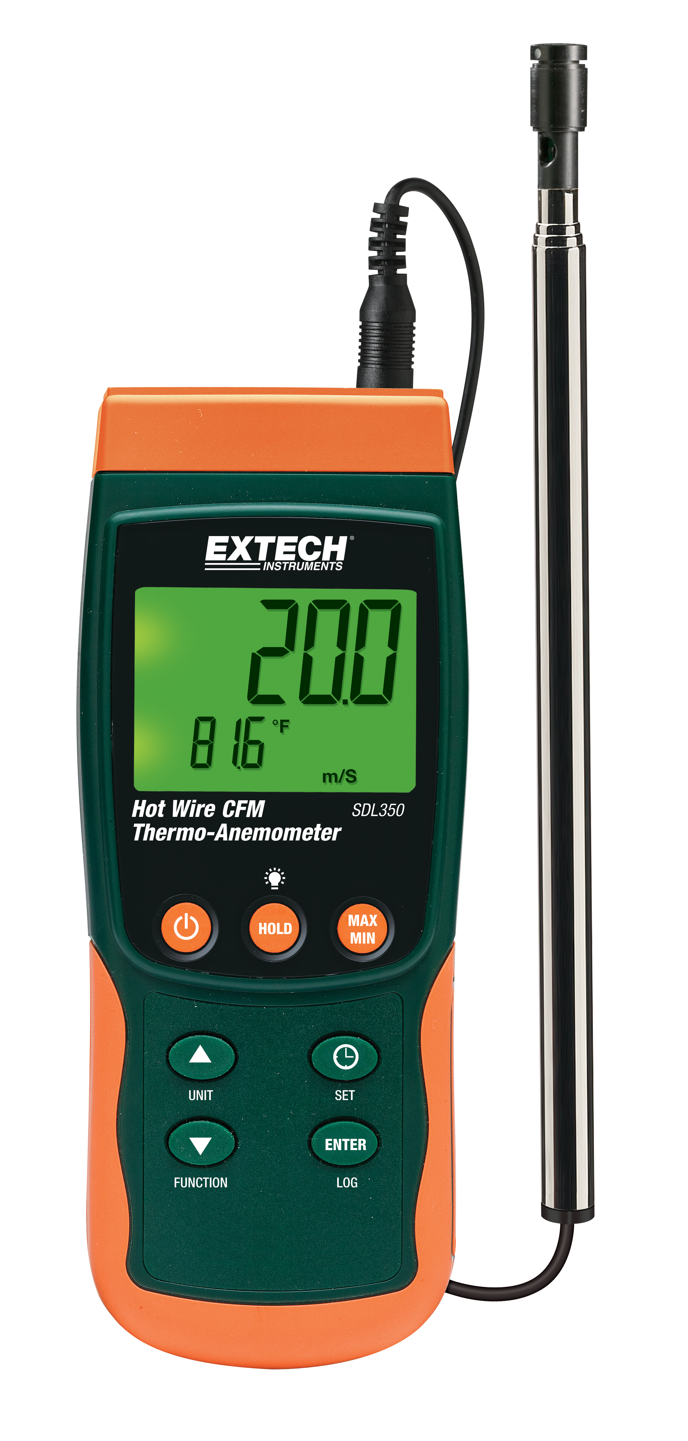 DATALOGGERI EXTECH SDL350 KUUMALANKA-ANEMOMETRI