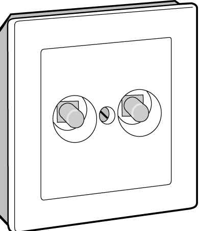 schneider electric Potenttialstabiliser.dosa för 2 stickproppar,4st kont.