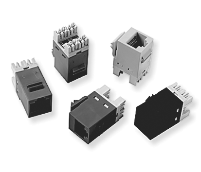 amp Liitin-cat6 amp cat6 utp musta