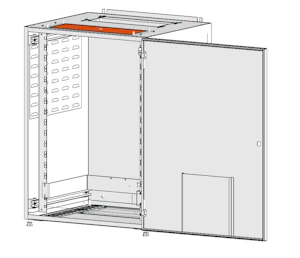 laukamo Wall board 19in cabinet,14u/600x500x800