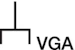hager Av-uttag vga 15p d ukr ant