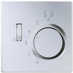 FLOOR HEATING THERMOSTAT 10A, 230V, WITH SENSOR, ALU
