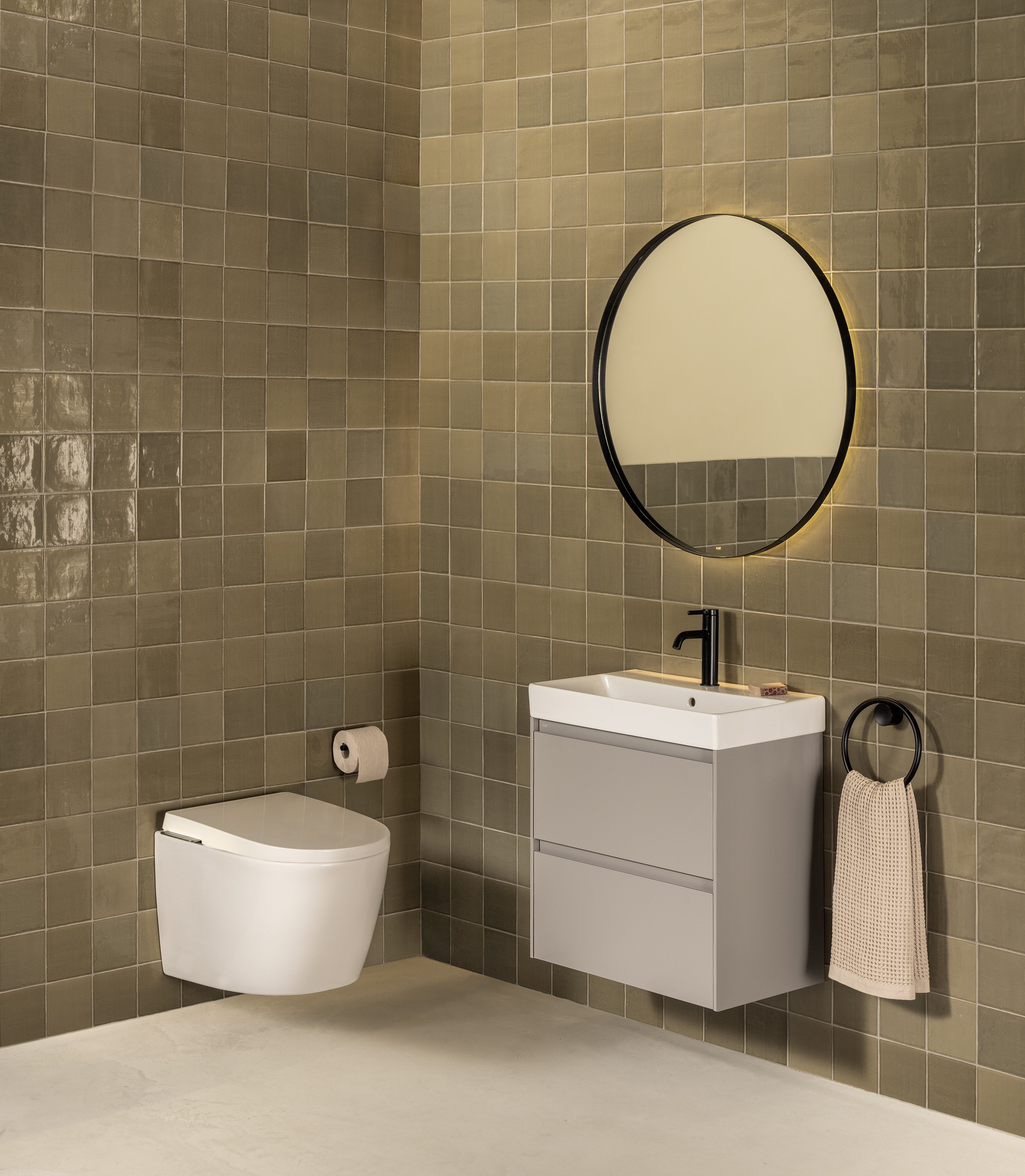 roca Wc-istuin seinä laufen avant in-tank a80356ns0h kansi