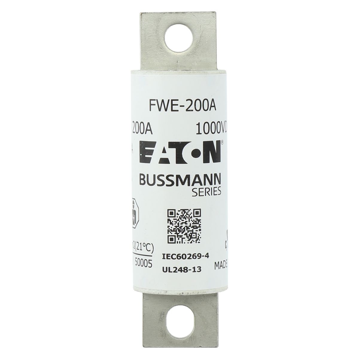 Sikring 1000VDC 200A IEC/UL 200A aR 30mm rund