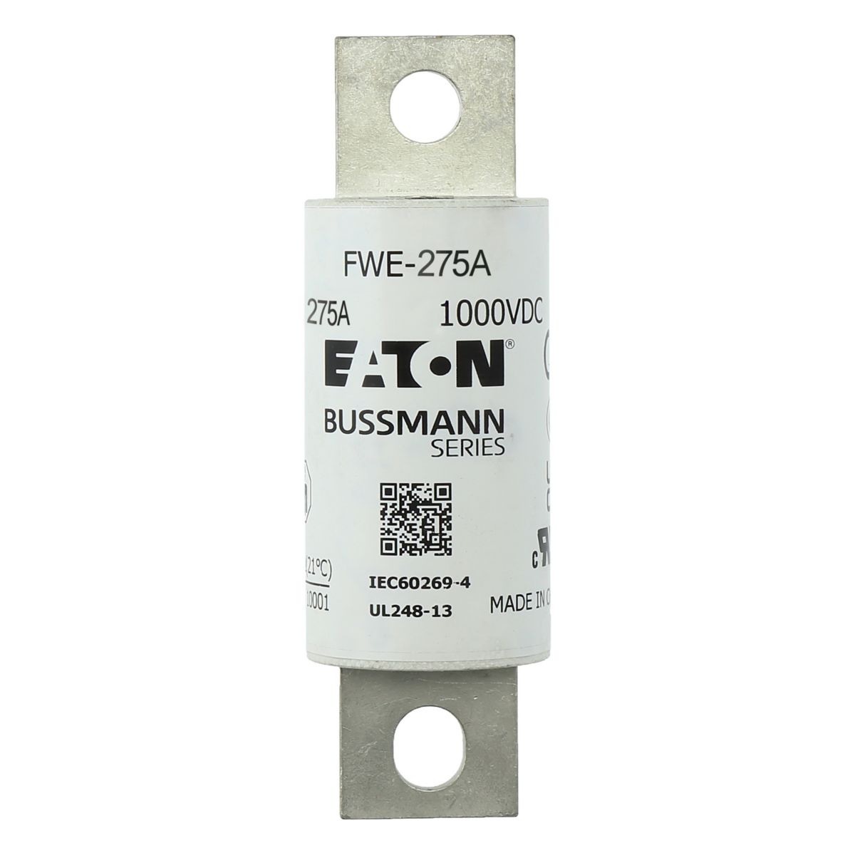 Sikring 1000VDC 275A IEC/UL 275A aR 40mm rund