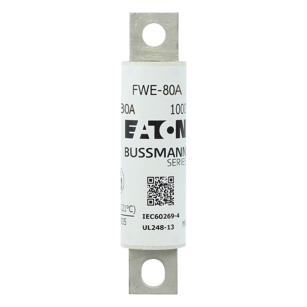 Sikring 1000VDC 80A IEC/UL 80A aR 25mm rund