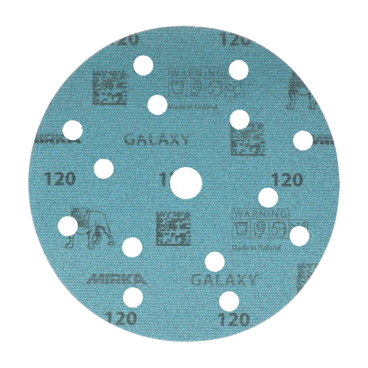 SANDING DISC MIRKA GOLD MF 150MM GRIP P80 10PCS
