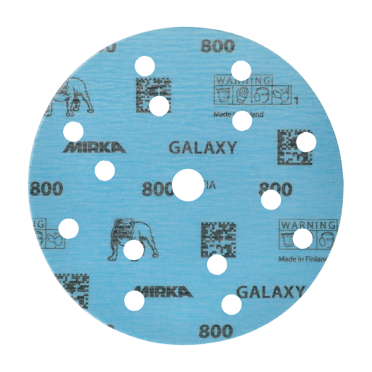 SANDING DISC MIRKA GALAXY 150MM GRIP 15H 120 100PCS
