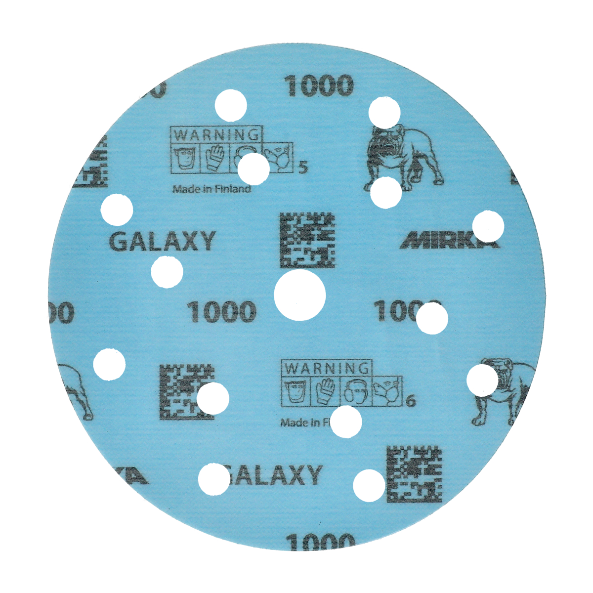 SANDING DISC MIRKA GALAXY 150MM GRIP 15H 150 100PCS