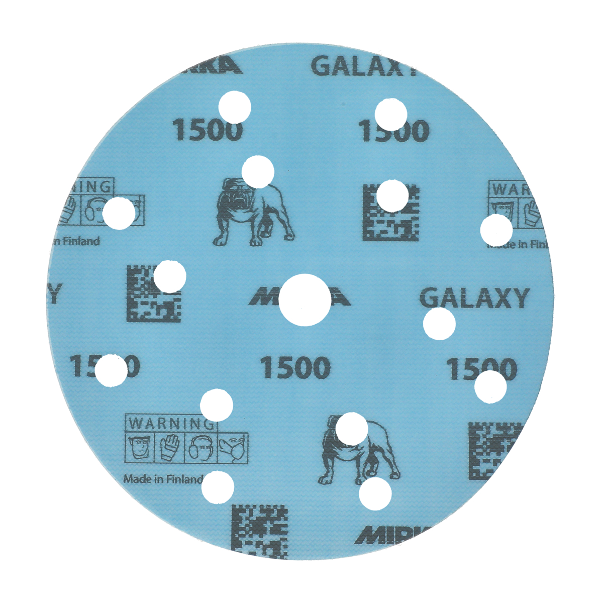 SANDING DISC MIRKA GALAXY 150MM GRIP 15H 320 100PCS