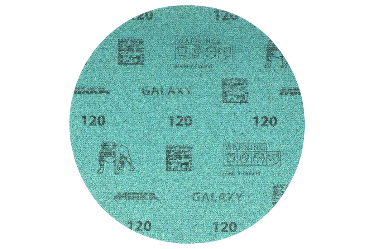 SANDING DISC MIRKA GALAXY 150MM GRIP 120 50PCS