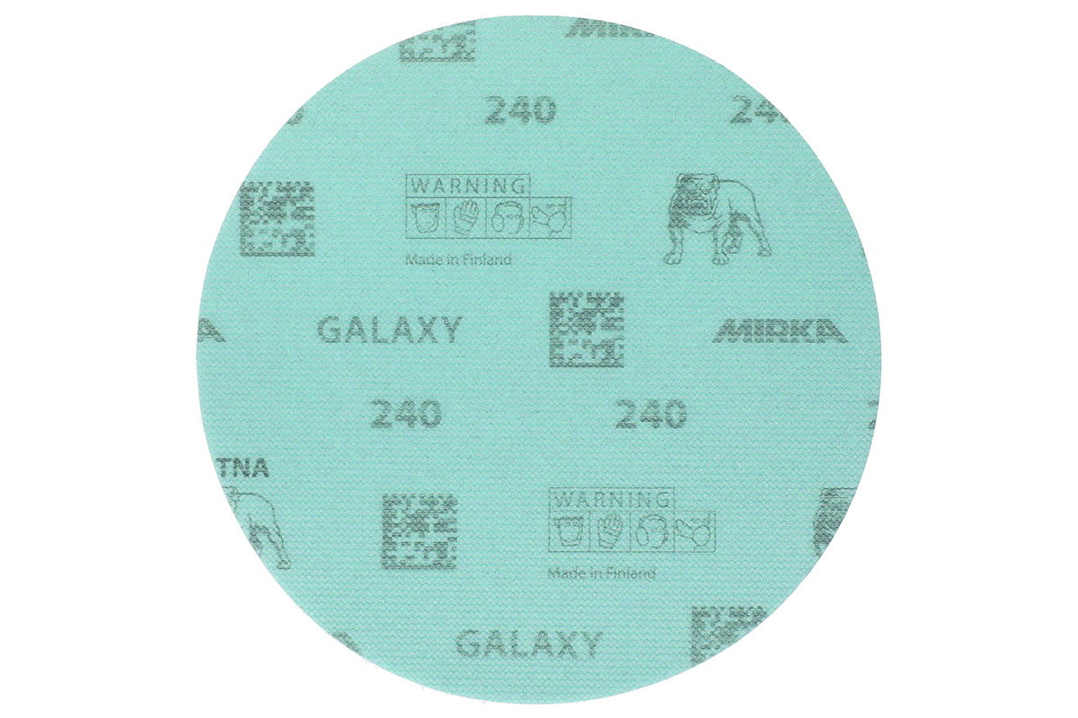 SANDING DISC MIRKA GALAXY 150MM GRIP 240 50PCS