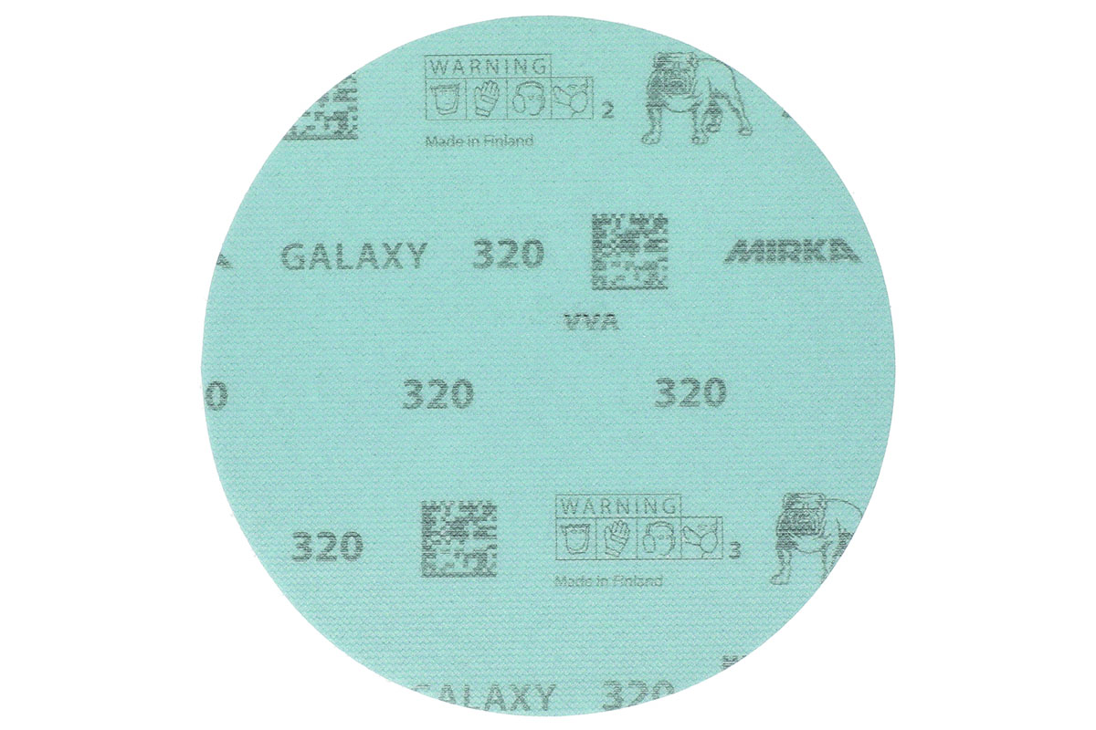 SANDING DISC MIRKA GALAXY 150MM GRIP 320 50PCS