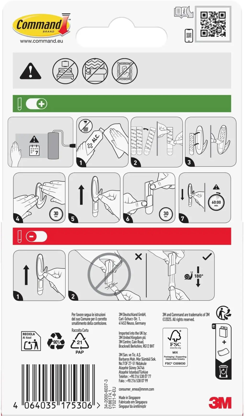 command Removable adhesive strips command 17021 medium