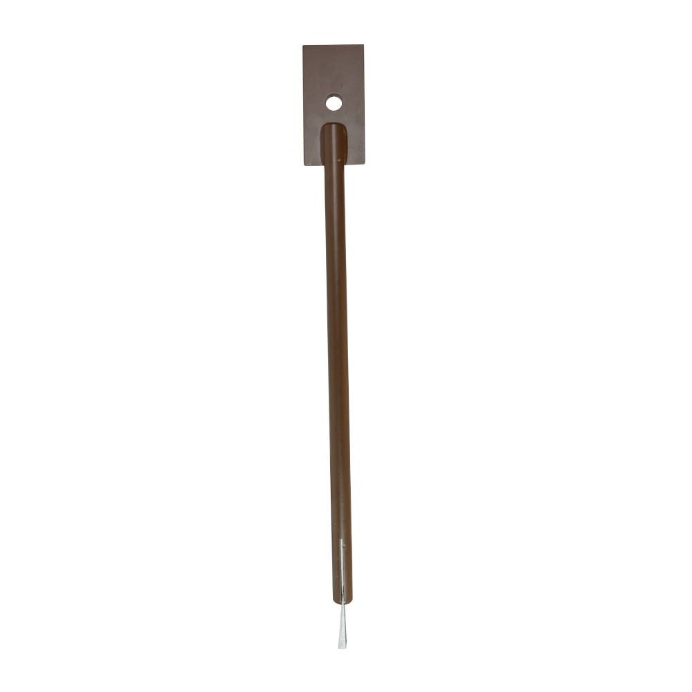 Fotbolt m/plate og kile Ø25x700mm Pc-Coat